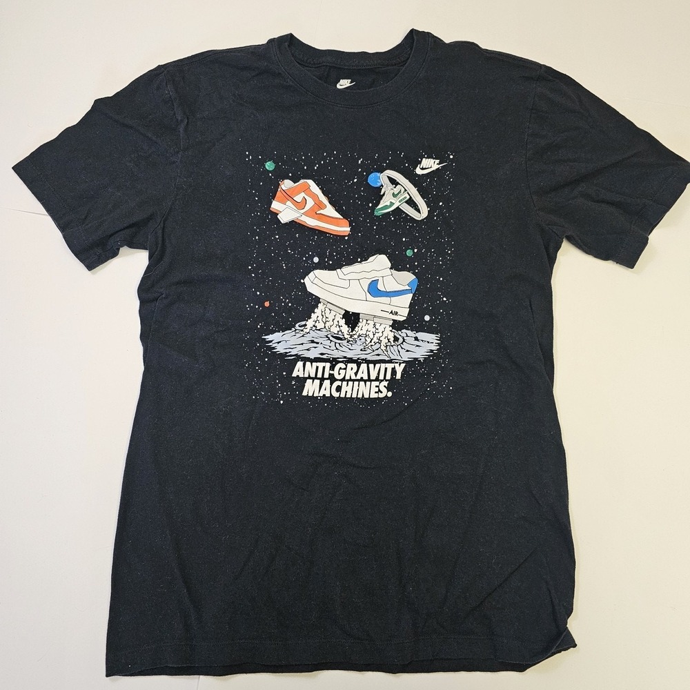 Nike T-shirt Anti-Gravity AF1 Air Jordan Black Size Small (0042)
